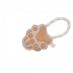 Guts and Glory Suede Canvas Dog Toy - Dog Footprint with cotton Jute Rope