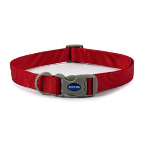Ancol Viva Adjustable Collar Red Size 5-9 ( 45-70CM)