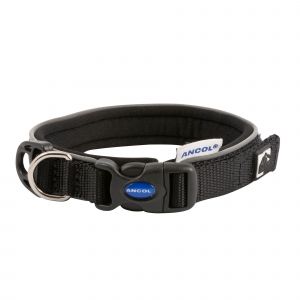 Ancol Extreme Collar Black Small/Medium - Size 4 (34-40cm)