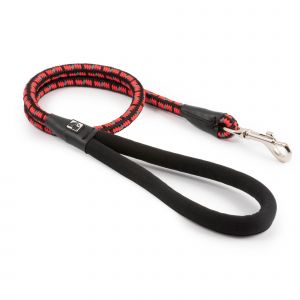 Extreme Shock Absorb Rope Lead Black/Red