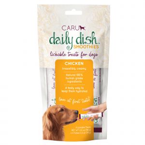 Caru - Daily Dish Chicken Smoothies Dogs (14gm x 4) 