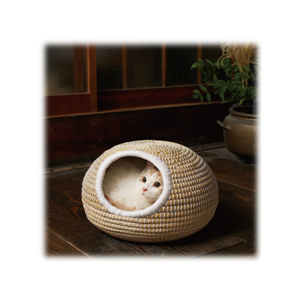 Doggyman Japanese Woven Pot Bed For Cat