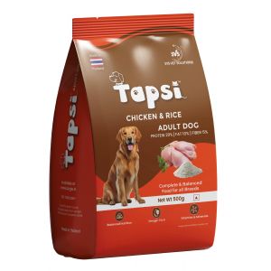 TAPSI ADULT DOG FOOD CHICKEN & RICE 500 gm