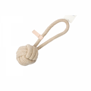Guts and Glory Brenda The Safe Rope Ball - White for Dog