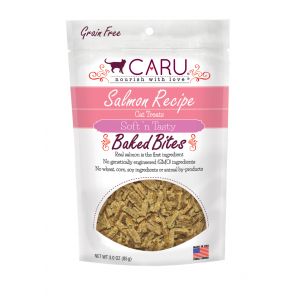 Caru - Soft 'n Tasty Salmon Bites Recipe Treat for Cats - 113 g
