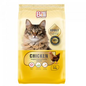 Taiyo Billi Adult Real Chiken Cat Food 500gm Pouch