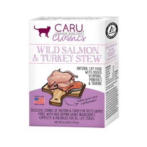 Caru - Classics Wild Salmon & Turkey Stew for Cats - 170gm