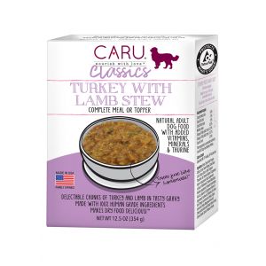 Caru - Classics Turkey With Lamb Stew for Dogs (Complete Meal or Topper) - 354 g