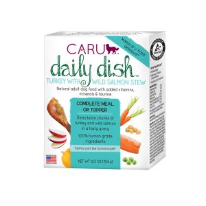 Caru - Daily Dish Turkey with Wild Salmon Stew for Dogs - 354gm