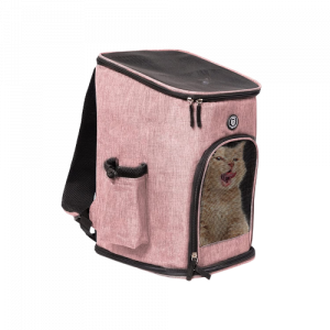 Barkbutler Fofos Expandable Foldable Backpack Carrier Pink