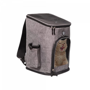 Barkbutler Fofos Expandable Foldable Backpack Carrier Grey