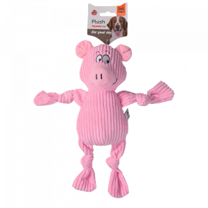 Barkbutler Fofos Fluffy Pig Pink Toy