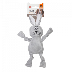 Barkbutler Fofos Fluffy Rabbit Grey Toy