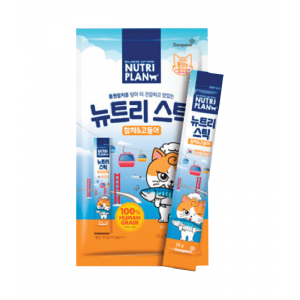 Nutriplan Nutristic Tongyeong Tuna & Mackerel Treat for Cat (14gx5) 70g 