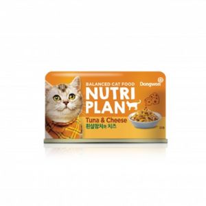Nutriplan White Tuna & Cheese Wet Food For Cat 160g